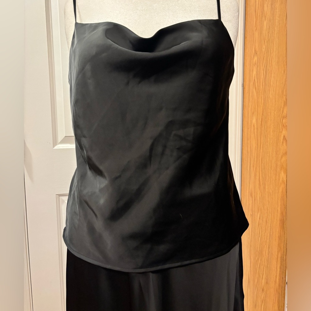 Banana Republic Black Satin Top